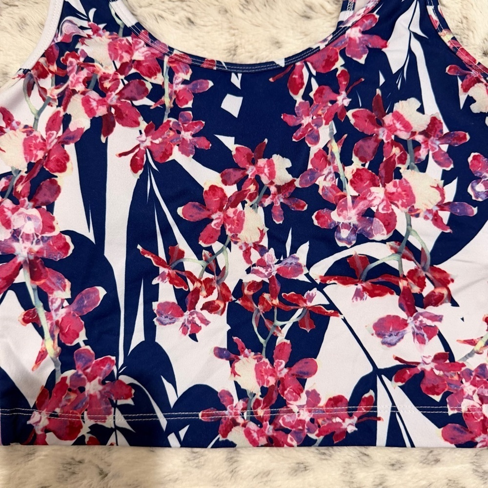 Fabletica Long Line Floral Sports Bra Womens L - Picture 2 of 6